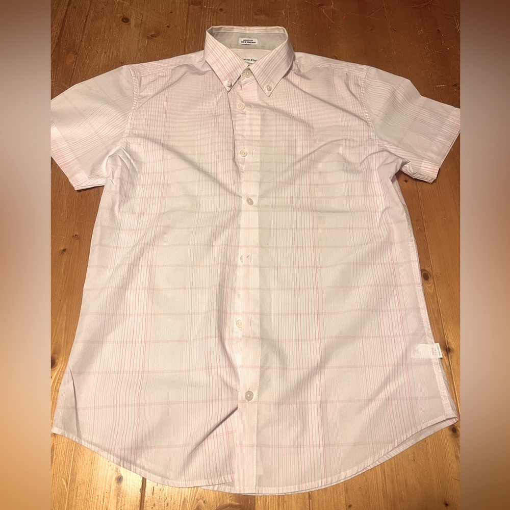 Calvin Klein Small Short Sleeve Shirt slim Fit